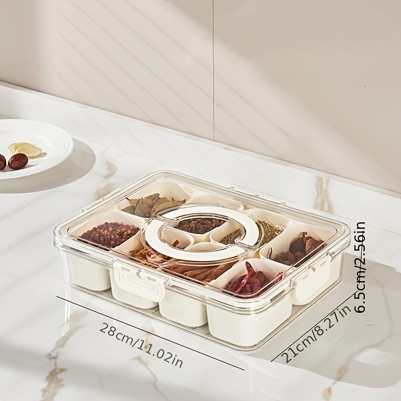 Organize Your Snacks on - the - go with Our Divided Serving Tray - SHOWLU FASHION STORE