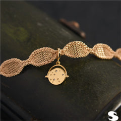 Original Exclusive Retro Gold Metal Collar Choker Clavicle Chain Fashion Street Shooting Classy Necklace for Women Hong Kong Style - SHOWLU FASHION STORE