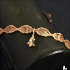 Original Exclusive Retro Gold Metal Collar Choker Clavicle Chain Fashion Street Shooting Classy Necklace for Women Hong Kong Style - SHOWLU FASHION STORE