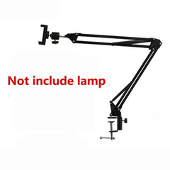 Overhead Tripod for Phone with Ring Light Desktop Cellphone Bracket for Video Shooting Table Mobile Mount for Filming Recording - SHOWLU FASHION STORE