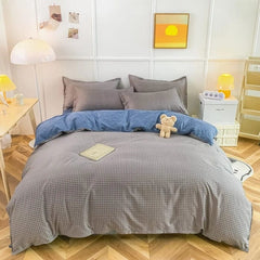 Palm Leaf Comforter Cover Black and White Bedding Set for Kids Teens Adult Women, Leaves Duvet Covers Reversible Quilt Cover Set - SHOWLU FASHION STORE