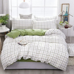 Palm Leaf Comforter Cover Black and White Bedding Set for Kids Teens Adult Women, Leaves Duvet Covers Reversible Quilt Cover Set - SHOWLU FASHION STORE