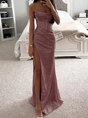 Patchwork Green Maxi Dress Elegant Off - Shoulder Style - SHOWLU FASHION STORE
