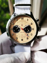Pilot 1963 Watch Multifunctional Luminous Quartz Flight Aviation Men 1901 Chronometer Unique Retro Tough Guy Military Wistwatch - SHOWLU FASHION STORE