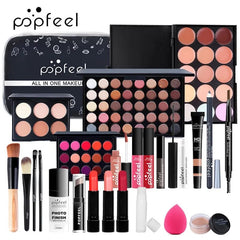 POPFEEL All In One Makeup Kit for Women Full Kit Set, All in One Makeup Sets Include Eyebrow Eyeliner Eyeshadow - SHOWLU FASHION STORE