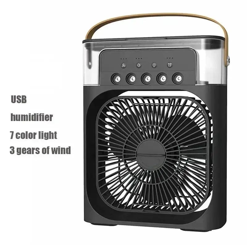 Portable 3 In 1 Fan AIr Conditioner Household Small Air Cooler LED Night Lights Humidifier Air Adjustment Home Fans Dropshipping - SHOWLU FASHION STORE