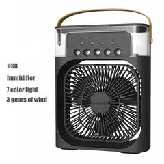Portable 3 In 1 Fan AIr Conditioner Household Small Air Cooler LED Night Lights Humidifier Air Adjustment Home Fans Dropshipping - SHOWLU FASHION STORE