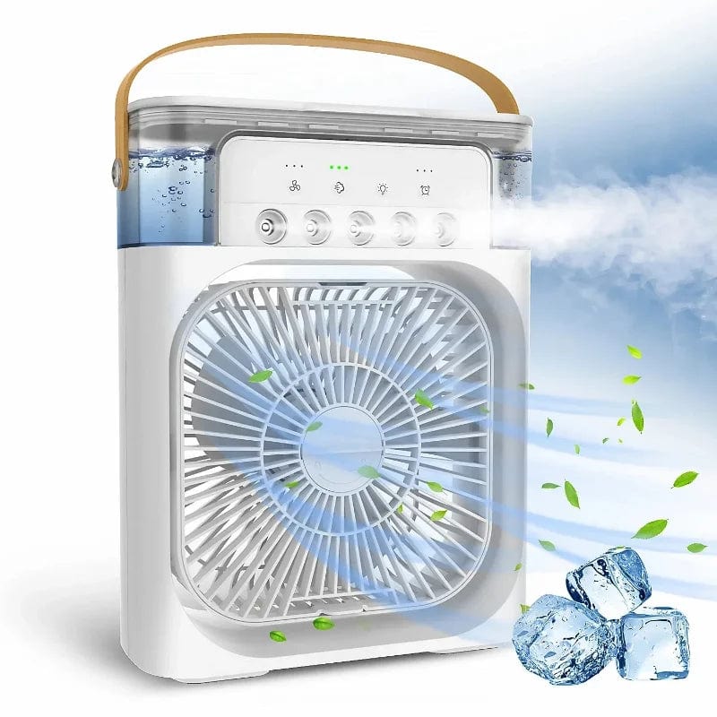 Portable 3 In 1 Fan AIr Conditioner Household Small Air Cooler LED Night Lights Humidifier Air Adjustment Home Fans Dropshipping - SHOWLU FASHION STORE