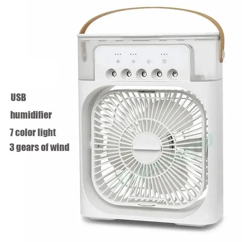 Portable 3 In 1 Fan AIr Conditioner Household Small Air Cooler LED Night Lights Humidifier Air Adjustment Home Fans Dropshipping - SHOWLU FASHION STORE