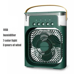 Portable 3 In 1 Fan AIr Conditioner Household Small Air Cooler LED Night Lights Humidifier Air Adjustment Home Fans Dropshipping - SHOWLU FASHION STORE