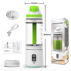 Portable Blender 700ML Electric Juicer machine Fruit Mixer USB Rechargeable Milkshake Smoothie Mini Blender kitchen acceesories - SHOWLU FASHION STORE