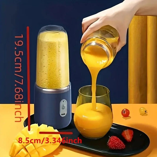 Portable Blender Bottle Electric 6 Blades Multifunction Juice Blender Fresh Juice Smoothie Blender Ice CrushCup Food Processor - SHOWLU FASHION STORE