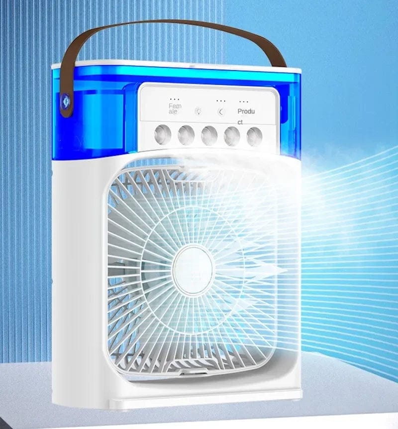 Portable Humidifier Fan AIr Conditioner Household Small Air Cooler Hydrocooling Portable Air Adjustment For Office 3 Speed Fan - SHOWLU FASHION STORE