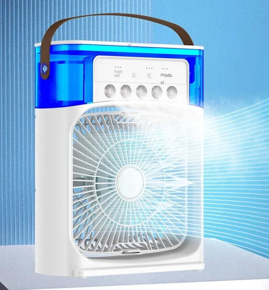 Portable Humidifier Fan AIr Conditioner Household Small Air Cooler Hydrocooling Portable Air Adjustment For Office 3 Speed Fan - SHOWLU FASHION STORE