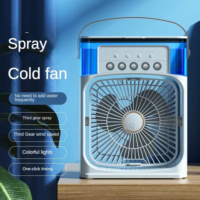 Portable Humidifier Fan AIr Conditioner Household Small Air Cooler Hydrocooling Portable Air Adjustment For Office 3 Speed Fan - SHOWLU FASHION STORE