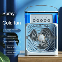 Portable Humidifier Fan AIr Conditioner Household Small Air Cooler Hydrocooling Portable Air Adjustment For Office 3 Speed Fan - SHOWLU FASHION STORE