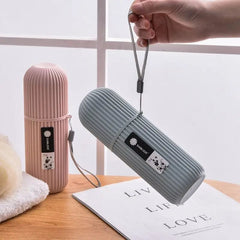 Portable Toothbrush Toothpaste Holder Toothbrush Case Farewell Hotel Disposable Toothbrush - paste Travel Camping Outdoor Bathroom - SHOWLU FASHION STORE
