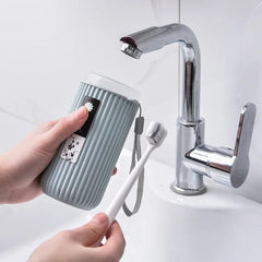 Portable Toothbrush Toothpaste Holder Toothbrush Case Farewell Hotel Disposable Toothbrush - paste Travel Camping Outdoor Bathroom - SHOWLU FASHION STORE