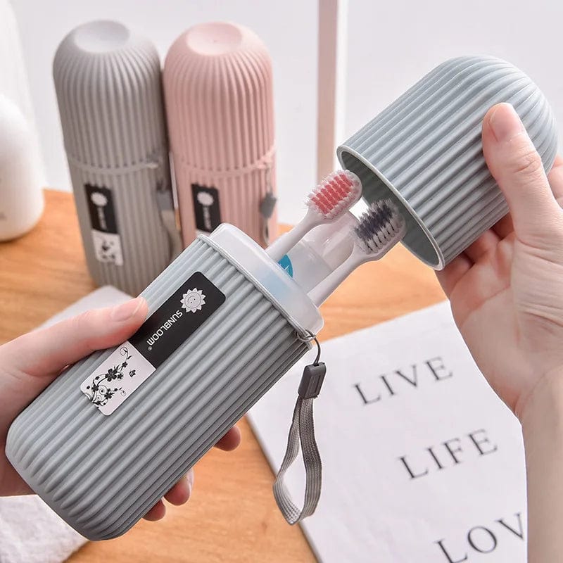 Portable Toothbrush Toothpaste Holder Toothbrush Case Farewell Hotel Disposable Toothbrush - paste Travel Camping Outdoor Bathroom - SHOWLU FASHION STORE