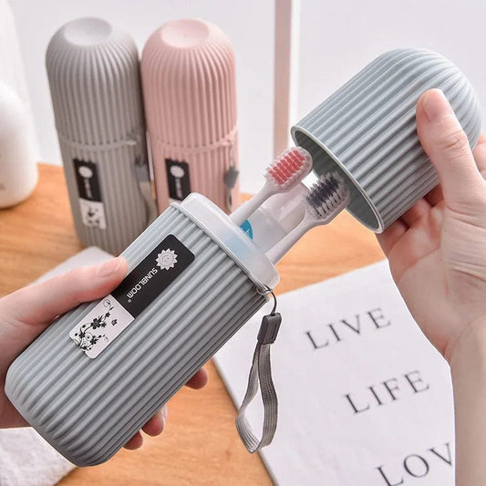 Portable Toothbrush Toothpaste Holder Toothbrush Case Farewell Hotel Disposable Toothbrush - paste Travel Camping Outdoor Bathroom - SHOWLU FASHION STORE