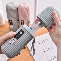 Portable Toothbrush Toothpaste Holder Toothbrush Case Farewell Hotel Disposable Toothbrush - paste Travel Camping Outdoor Bathroom - SHOWLU FASHION STORE