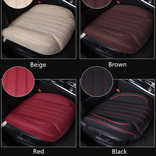 PU Leather Car Seat Cover Luxury Car Seat Protection Cushion Leg Support Extension Non - slip Mat Auto Accessories Universal Size - SHOWLU FASHION STORE