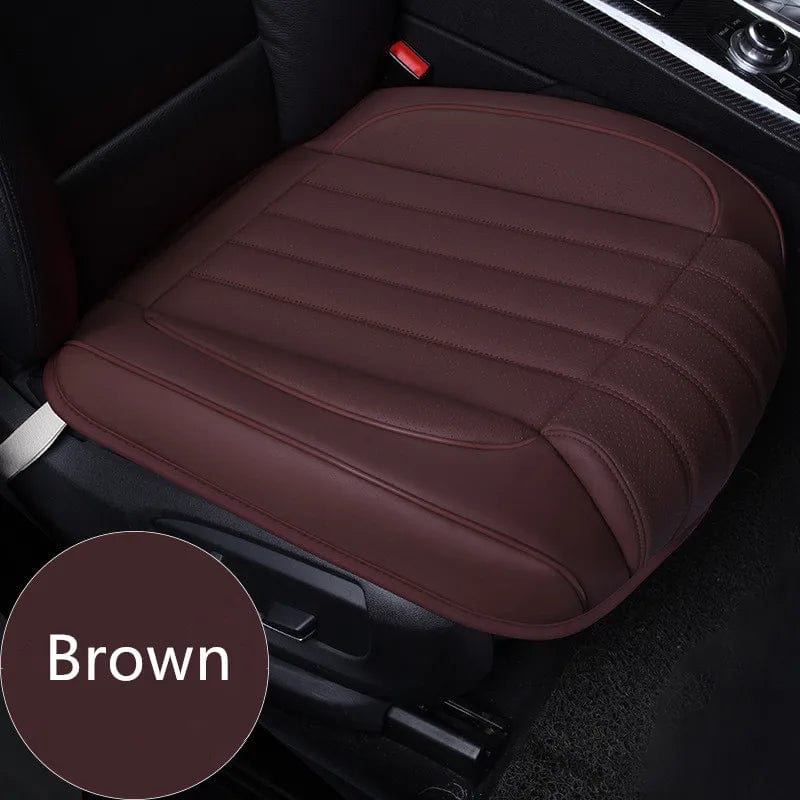 PU Leather Car Seat Cover Luxury Car Seat Protection Cushion Leg Support Extension Non - slip Mat Auto Accessories Universal Size - SHOWLU FASHION STORE