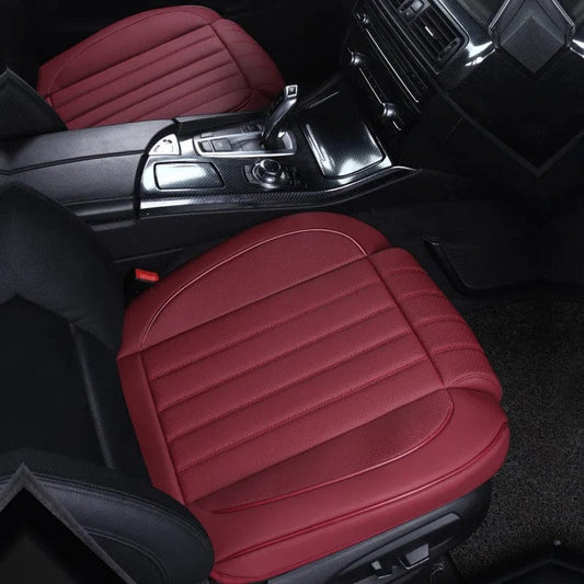 PU Leather Car Seat Cover Luxury Car Seat Protection Cushion Leg Support Extension Non - slip Mat Auto Accessories Universal Size - SHOWLU FASHION STORE