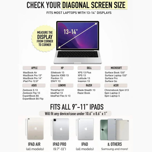 Puffy Laptop Sleeve 13 - 14 Inch For Women,Laptop Cover for iPad Pro 12.9 MacBook Pro 14 Inch MacBook Air 13 Inch Tablet Pouch Bag - SHOWLU FASHION STORE