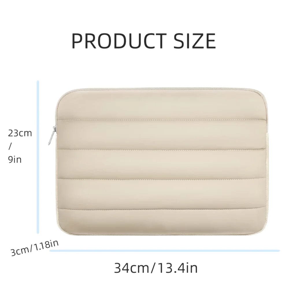 Puffy Laptop Sleeve 13 - 14 Inch For Women,Laptop Cover for iPad Pro 12.9 MacBook Pro 14 Inch MacBook Air 13 Inch Tablet Pouch Bag - SHOWLU FASHION STORE