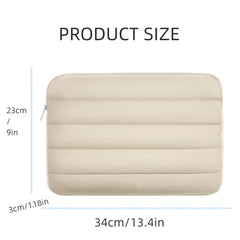 Puffy Laptop Sleeve 13 - 14 Inch For Women,Laptop Cover for iPad Pro 12.9 MacBook Pro 14 Inch MacBook Air 13 Inch Tablet Pouch Bag - SHOWLU FASHION STORE