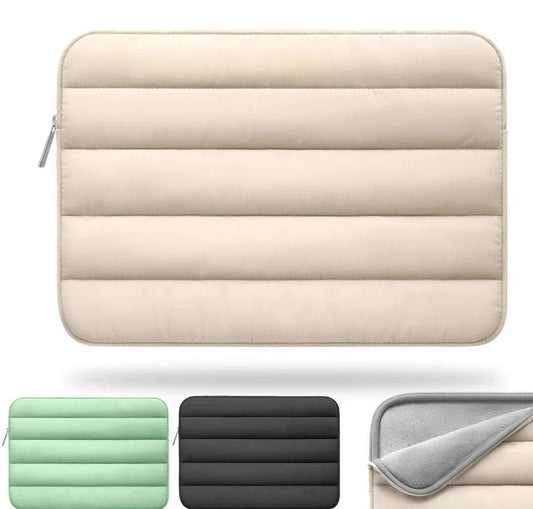 Puffy Laptop Sleeve 13 - 14 Inch For Women,Laptop Cover for iPad Pro 12.9 MacBook Pro 14 Inch MacBook Air 13 Inch Tablet Pouch Bag - SHOWLU FASHION STORE