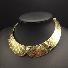 Punk Street Shot Metal Clavicle Chain Necklace Collar - SHOWLU FASHION STORE