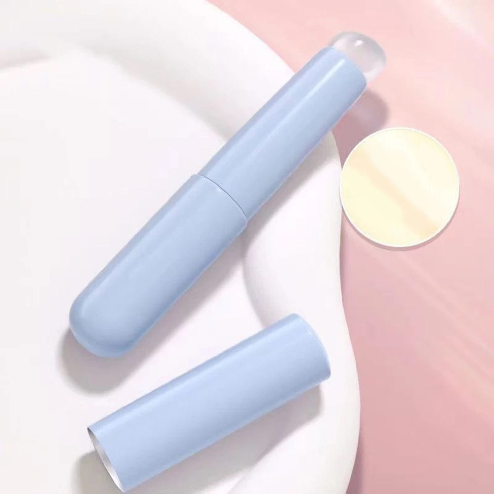 Q Soft Silicone Lip Brush With Dust Proof Cover Round Head Lipstick Applicator Lip Cosmetic Tool Multi - use Eyeshadow Brush - SHOWLU FASHION STORE