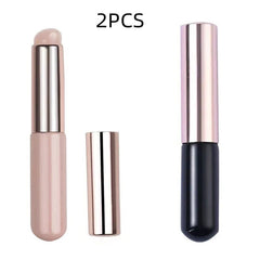 Q Soft Silicone Lip Brush With Dust Proof Cover Round Head Lipstick Applicator Lip Cosmetic Tool Multi - use Eyeshadow Brush - SHOWLU FASHION STORE