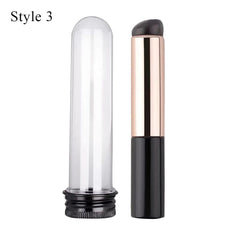 Q Soft Silicone Lip Brush With Dust Proof Cover Round Head Lipstick Applicator Lip Cosmetic Tool Multi - use Eyeshadow Brush - SHOWLU FASHION STORE