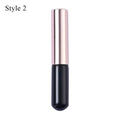 Q Soft Silicone Lip Brush With Dust Proof Cover Round Head Lipstick Applicator Lip Cosmetic Tool Multi - use Eyeshadow Brush - SHOWLU FASHION STORE