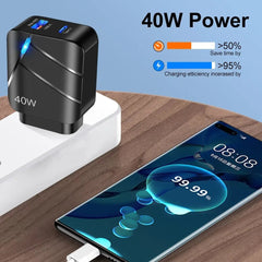 Rapid Charge USB Wall Adapter - SHOWLU FASHION STORE