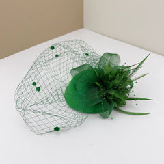 Retro Dinner Mesh Night Shanghai Socialite Bridal Headdress Flower - SHOWLU FASHION STORE
