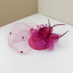 Retro Dinner Mesh Night Shanghai Socialite Bridal Headdress Flower - SHOWLU FASHION STORE