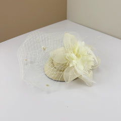 Retro Dinner Mesh Night Shanghai Socialite Bridal Headdress Flower - SHOWLU FASHION STORE