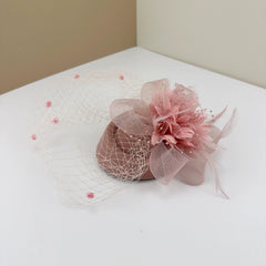 Retro Dinner Mesh Night Shanghai Socialite Bridal Headdress Flower - SHOWLU FASHION STORE