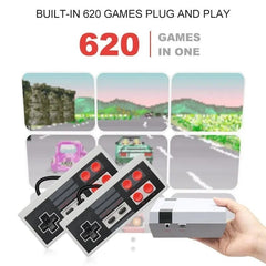 Retro Game Console Classic Mini Video Game System Built - in 620 Games 8 - Bit FC Nes TV Console for Adults and Kids - SHOWLU FASHION STORE