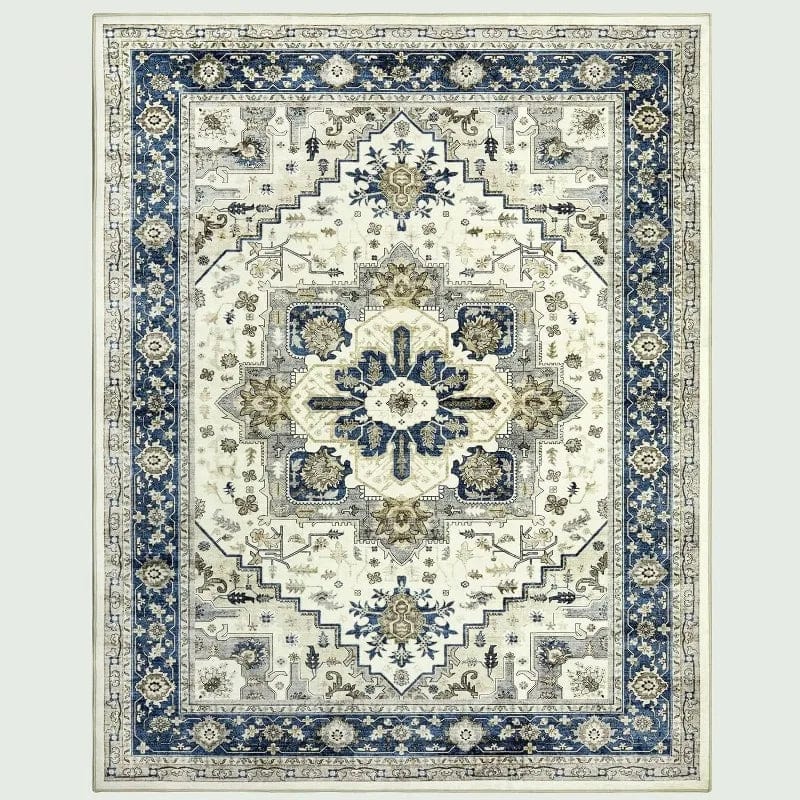 Retro Light Luxury Decorate Living Room Carpet National Style Bedroom Soft Mat Large Area Coffee Table Fluffy Rug Ковер Tapis 러그 - SHOWLU FASHION STORE