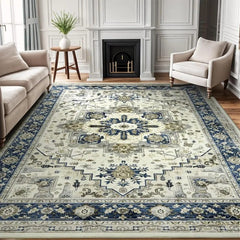 Retro Light Luxury Decorate Living Room Carpet National Style Bedroom Soft Mat Large Area Coffee Table Fluffy Rug Ковер Tapis 러그 - SHOWLU FASHION STORE