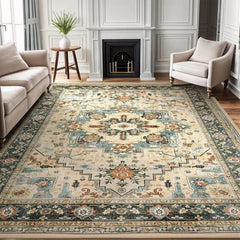 Retro Light Luxury Decorate Living Room Carpet National Style Bedroom Soft Mat Large Area Coffee Table Fluffy Rug Ковер Tapis 러그 - SHOWLU FASHION STORE