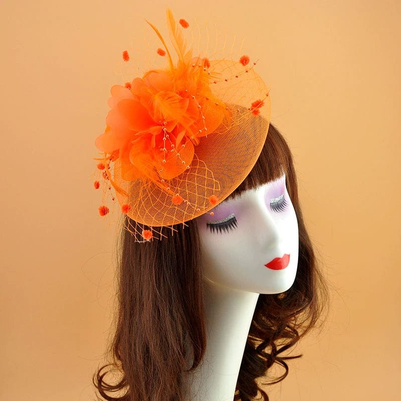 Retro Photo Studio Photography Barrettes Billycock Feather Headwear - SHOWLU FASHION STORE