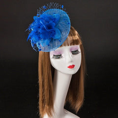 Retro Photo Studio Photography Barrettes Billycock Feather Headwear - SHOWLU FASHION STORE