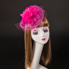 Retro Photo Studio Photography Barrettes Billycock Feather Headwear - SHOWLU FASHION STORE