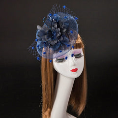 Retro Photo Studio Photography Barrettes Billycock Feather Headwear - SHOWLU FASHION STORE